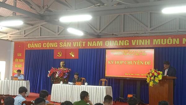 HĐND xã Măng Bút tổ chức Kỳ họp thứ 2,  Khóa I, nhiệm kỳ 2021 – 2026